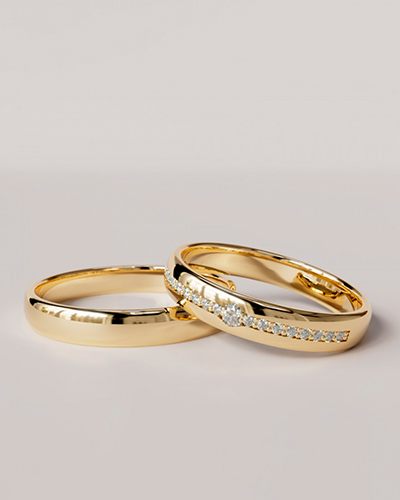 Argollas de matrimonio oro